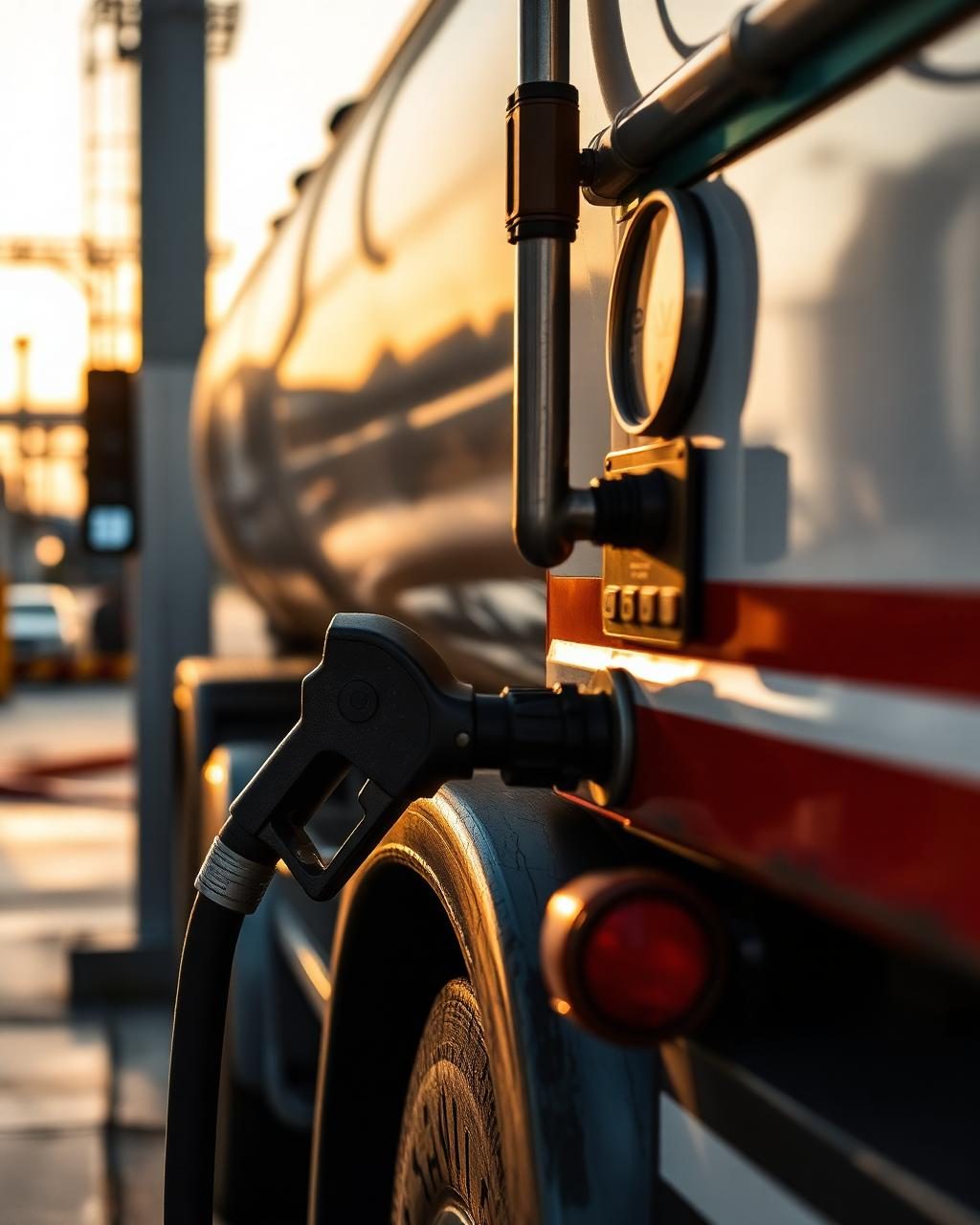 Fuel monitoring dashboard showing tank levels and consumption analytics